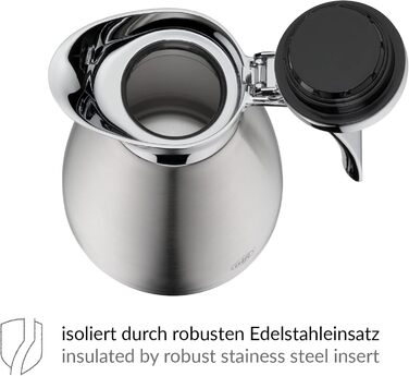 alfi Thermos Carafe Gusto TT, Brushed Stainless Steel 1.5 l