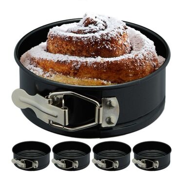 Relaxdays Small Springform Pan Set of 5
