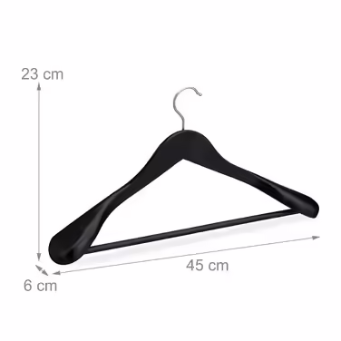 Relaxdays Suit Hangers, Set of 8