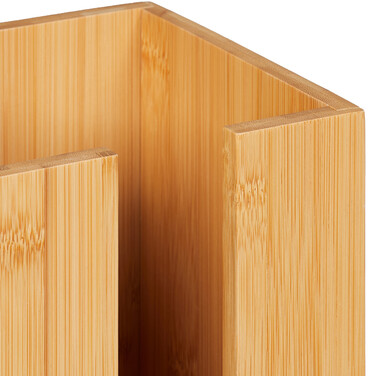 Relaxdays Toilet Paper Holder Bamboo