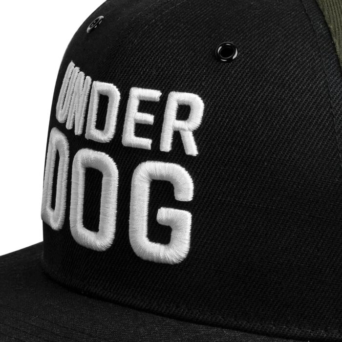 Кепка Nebelkind Snapback Unisex, чорний з оливковим, регульована, трендова streetwear, якісна бейсболка з прямим козирком