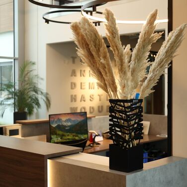 Dönges Maxi Metal Umbrella Stand with Drip Tray & Hooks - Space-Saving, Elegant Black - Ideal for Entryway & Foyer Decoration