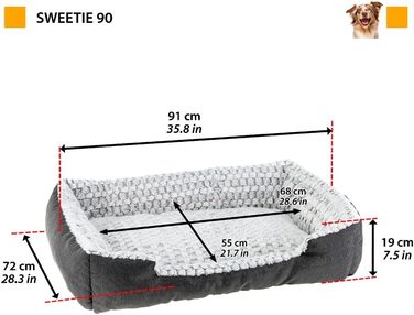 Клітка для собак та котів Ferplast Sweetie 70, 74 x 61 x 19 см, білий/сірий колір