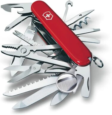 Швейцарський ніж Victorinox Swiss Champ: мультитул з 33 функціями, ніж, коркомач, міні-викрутка 1.5 мм