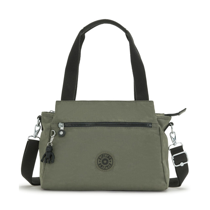 Сумка Kipling Elysia через плече, зелений мох, середній розмір