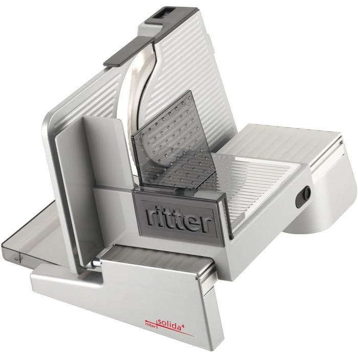 Електричний слайсер Ritter Solida 4 з нержавіючої сталі, Made in Germany