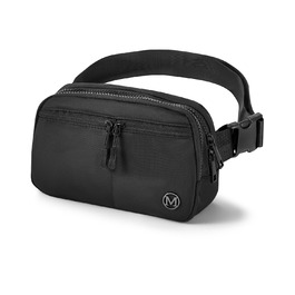 Гірчатка поясна 2L Mokze для чоловіків та жінок - стильна поясна сумка з регульованим ремінком, водонепроникна, для бігу, їзди на велосипеді, подорожей, темно-синій (чорний)