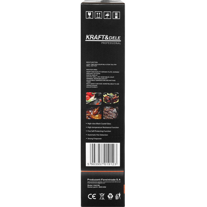Портативна плитка Kraft&Dele KD4168