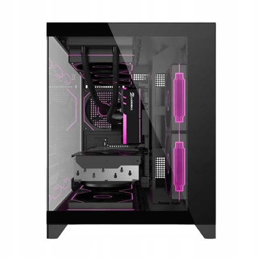 Ігровий корпус для ПК, M-ATX, ITX, із заскленим вікном та 3-ма aRGB вентиляторами, MG-M