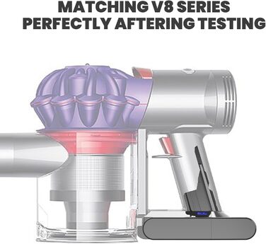 Акумулятор для пилососа Dyson V8 (6.0Ah) – замінник оригінального акумулятора Dyson V8, сумісний з моделями Absolute, Animal, Filter, Motorhead, Fluffy, V8-1