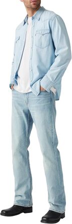 Джинси чоловічі Levi's 527 Slim Boot Cut (30W/32L) Here We Stop – Оригінал