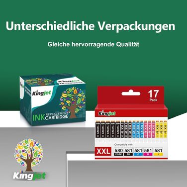 Комплект картриджів XXL для принтера Canon PIXMA PGI-580 та CLI-581 (Multipack) для TR8550, TS6350, TS6150, TS705, TS9550, TS6250, TR7550