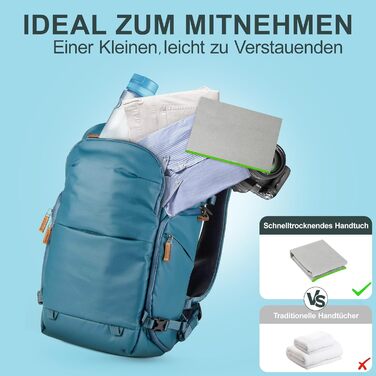 Набір спортивних рушників 2 шт. 120x50 см з кишенею на блискавці, мікрофібра, для фітнесу, тренувань, кемпінгу, подорожей (світло-сірий-зелений)