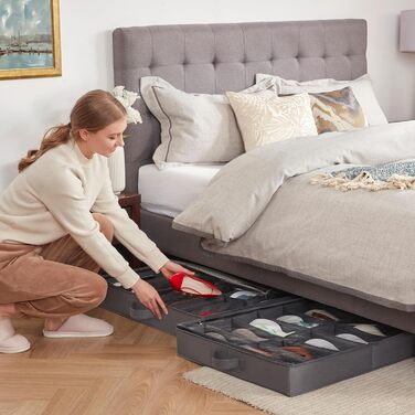 Комод-органайзер для взуття Lifewit (2 шт.) - 24 пари, складний, під ліжко