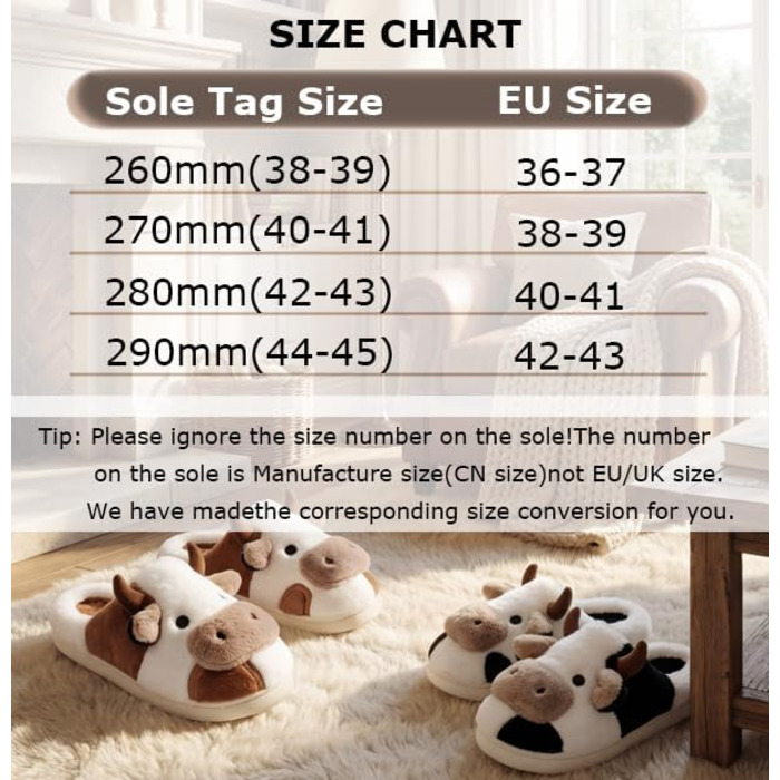 Тапочки для дому Кух, жіночі/чоловічі, плюшеві, пантофлі, зимові, теплі, зручні, з м'яким хутром, у вигляді тварин, легкі, затишні, антиковзкі, закриті, кумедні, 42/43 EU, коричневі