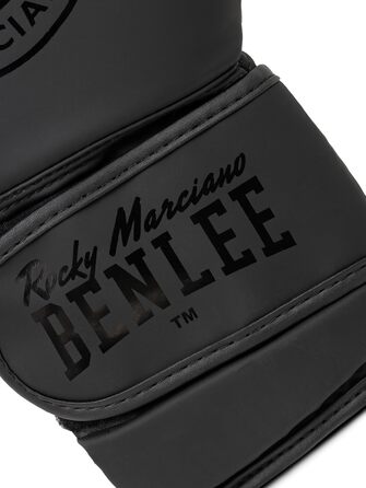 Боксерські рукавички BENLEE з екошкіри, 14 oz, чорні
