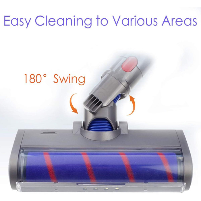 М'яка роликова щітка для пилососів Dyson V7 V8 V10 V11, сумісна з моделями Dyson