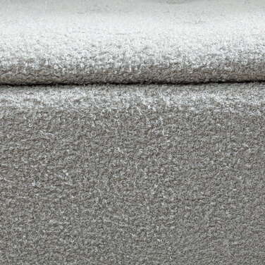 HOMCOM Лавка з місцем для зберігання, до 120 кг, оксамитова текстура, 95x38x45 см, сірого кольору