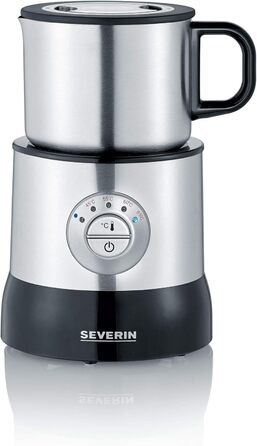 Електричний спінювач молока Severin SM 3589 beige - з нержавіючою сталлю, холодний/теплий спінювання, функція шоколаду, для веганського молока