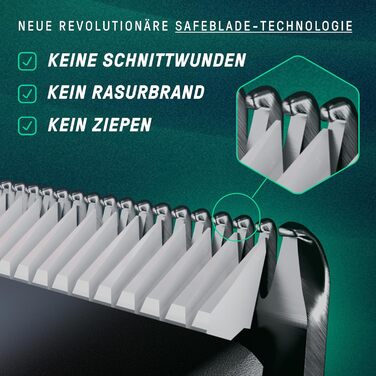 Тілогрумер 2.0: чоловічий триммер для тіла з безпечною клинком, 120 хв роботи, водонепроникний, LED-підсвітка, режим Beast, з Німеччини