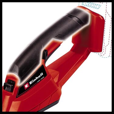 Einhell Cordless Grass and Hedge Trimmer GC-CG 18 Li-Solo Power X-Change (18 V, 100 mm / 200 mm cutting length, interchangeable grass cutting blade + hedge trimmer blade, without battery)