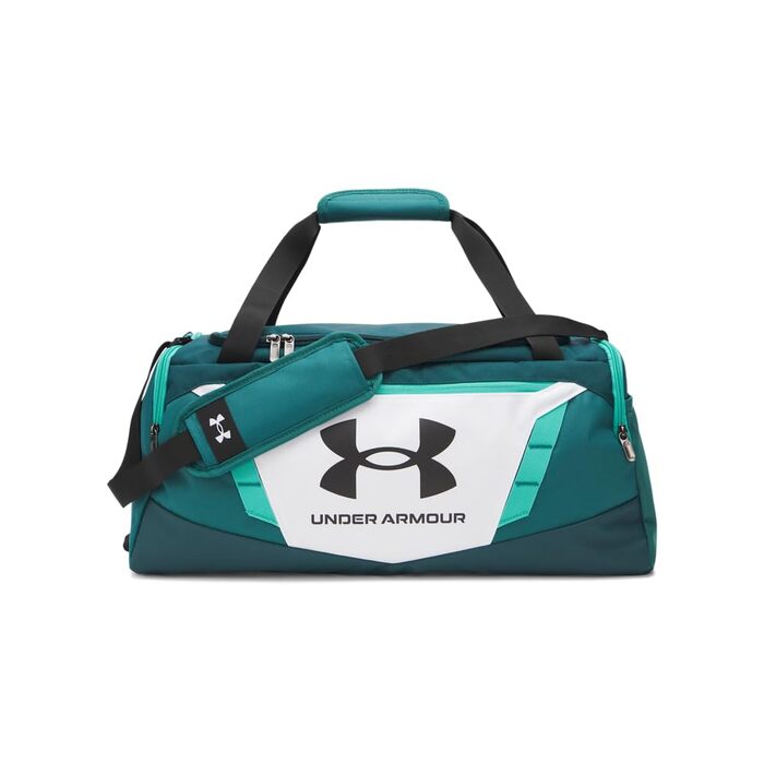 Сумка спортивна Under Armour Unbetreitbar 5.0 Gewitter водонепроникна, біла/зелена/чорна, S