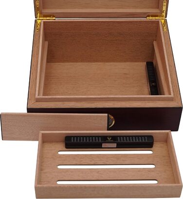 Набір для сигар Humidor Set 237 від Germanus з кристальним зволожувачем та гігрометром