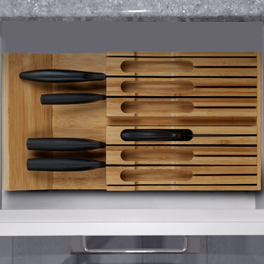 Relaxdays Drawer Messerhalter for 12 Knives
