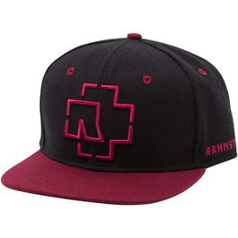 Кепка Rammstein Snapback з логотипом, чорна, офіційний мерч гурту