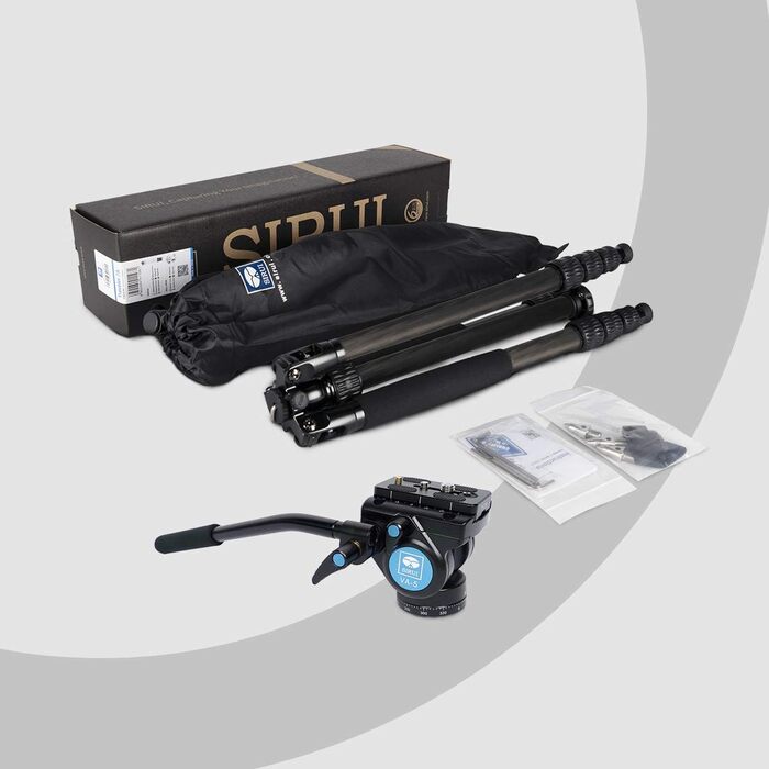 Штатив SIRUI Traveler 7A з кульковою головкою для панорамної зйомки, алюміній, 164 см, 10 кг, 1.89 кг, трансформується в монопод, компактний, карбон (відео штатив)