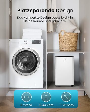 Про Breeze OmniDry: Електричний осушувач повітря з Wi-Fi, 12л/24г, для дому до 25м², з додатком, режимом сушіння та датчиком вологості