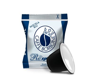Кава в капсулах Caffè Borbone Respresso Blue Blend, сумісні з Nespresso, 100 шт.