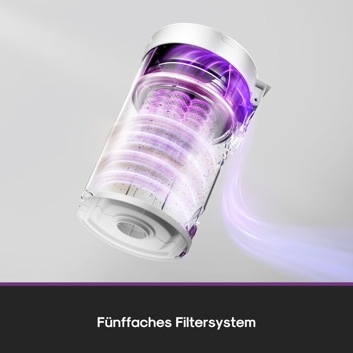 Робот-пилосос Eureka E20 Evo Plus з функцією миття та автопорожненням, 10000 Па, для твердих підлог та килимів, білий