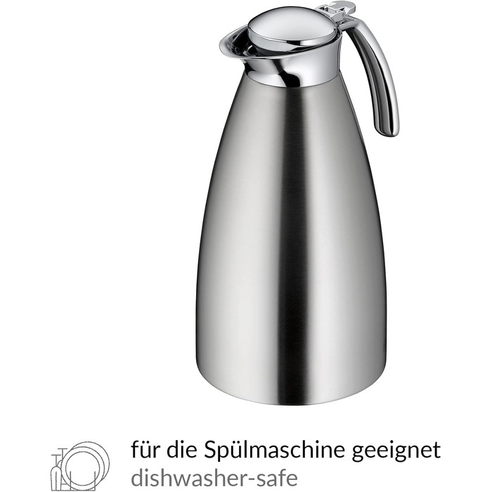 alfi Thermos Carafe Gusto TT, Brushed Stainless Steel 1.5 l