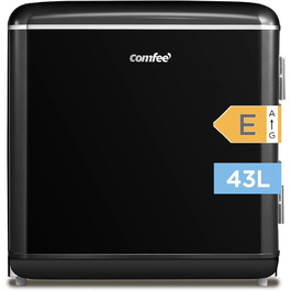 Холодильник Comfee RCD50RE2EURT(E) 47 л, Ретро-дизайн, Червоний, для дому, офісу, готелю, Клас енергоефективності E