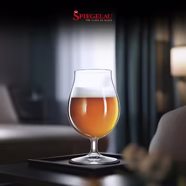 Spiegelau 6-Piece Beer Glasses Set, 475 ml, Beer Classics, 4991884, Beer Tulip Glasses made of Crystal Glass, Dishwasher Safe