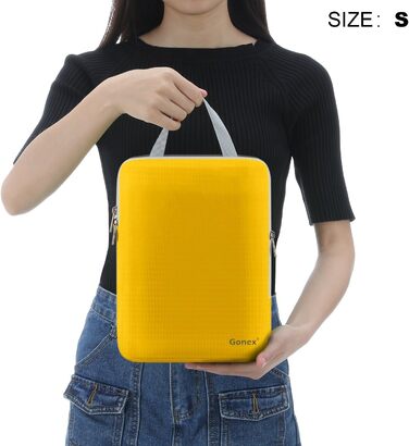 Органайзери для валізи Gonex (4 шт.) - набір кубиків для пакування, колір помаранчевий