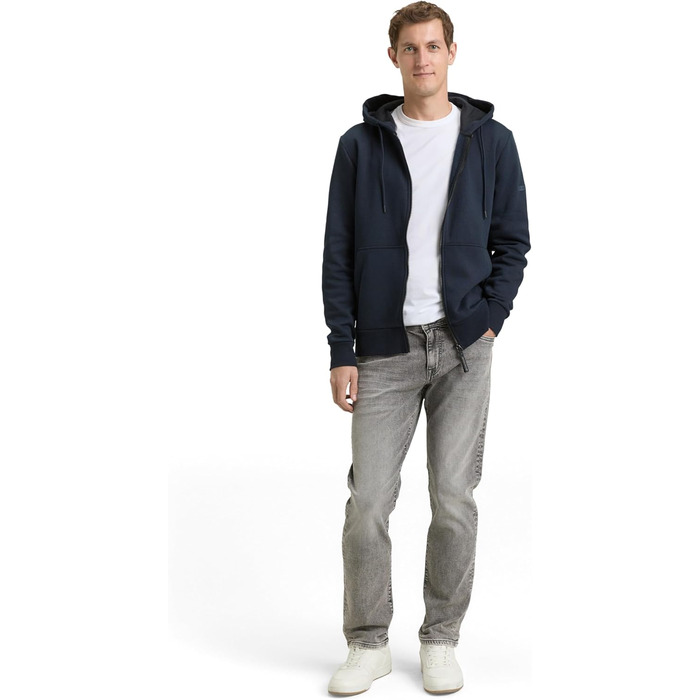 Джинси чоловічі Tom Tailor TTJOSH Regular Slim 34W/32L світло-сірі, деним