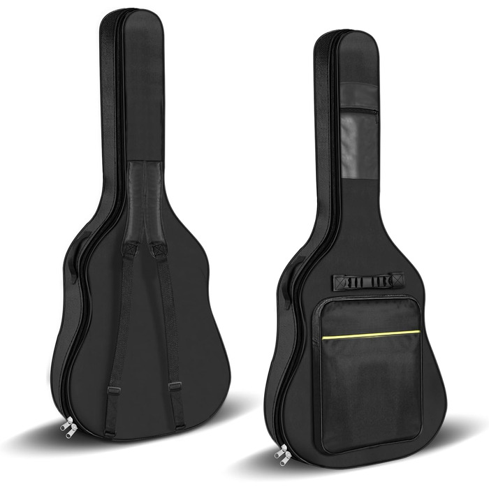 Чохол для гітари 41 дюйм, велика місткість, водонепроникний, потовщений, стійкий до розривів, підходить для гітар 39, 40, 41 дюймів