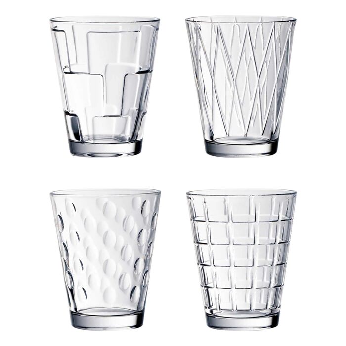 Набір келихів для води Villeroy & Boch Dressed Up 4 шт, 310 мл, кришталь, для соку, можна мити в посудомийній машині