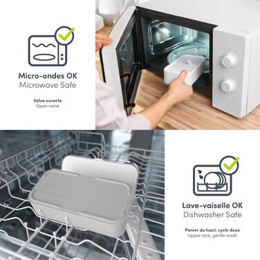 Бенто-бокс Monbento Moka Rose – 2-рівневий ланчбокс для дорослих, BPA-free, для мікрохвильової печі, миється в посудомийній машині