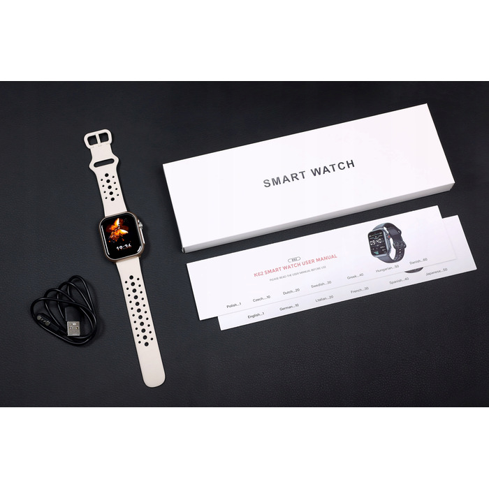 Смарт-годинник JG Smart JGS-K62W для жінок, 1000mAh, сірий