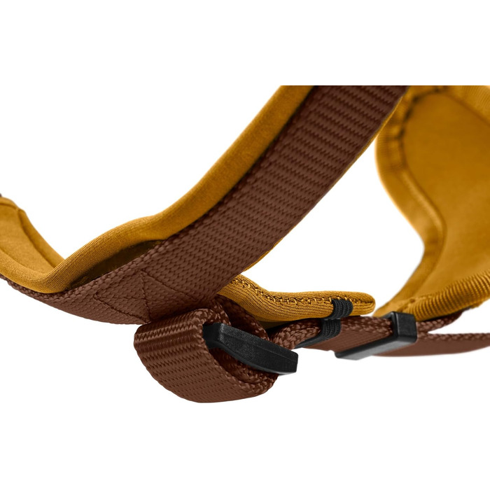 Нашийник для собак HUNTER Neopren, коричневий/карамель, розмір L, міцний нейлон, м'яка неопренова підкладка, світловідбиваючий матеріал 3M Scotchlite, зручний у догляді, комфортний