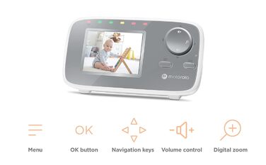 Дитячий відеоняня Motorola VM482 з камерою, 2.4