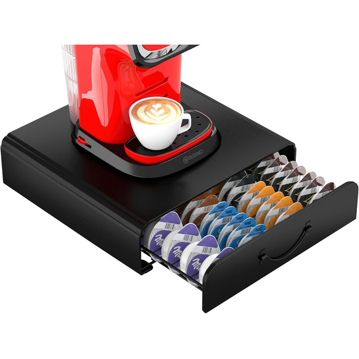 Тримач для капсул Tassimo (64 шт) з металу: органайзер, лоток, стійка для капсул кави