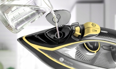 Парова праска Electo з керамічною підошвою, 3000 Вт, 380 мл, бежево-коричнева