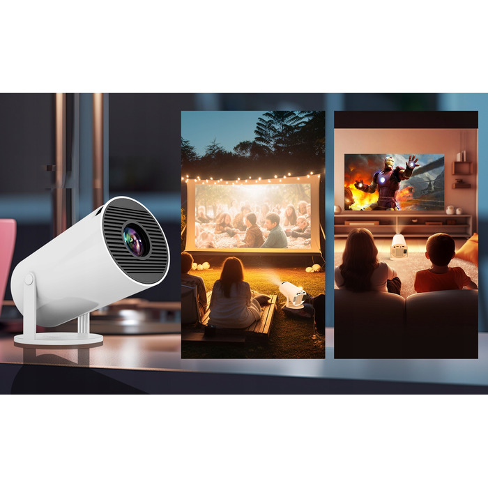 Смарт-проектор HY300 PRO LED Full HD з Wi-Fi та Android TV