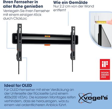 Кріплення для телевізора Vogel's Comfort TVM 3405 для телевізорів 32-77