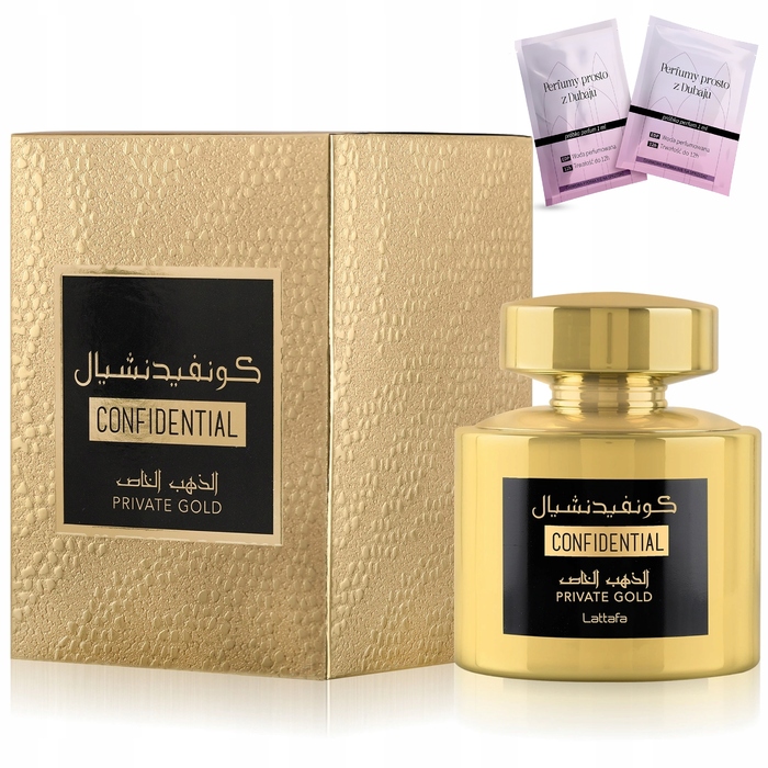 Жіноча парфумована вода Lattafa Confidential Private Gold, 100 мл, спрей