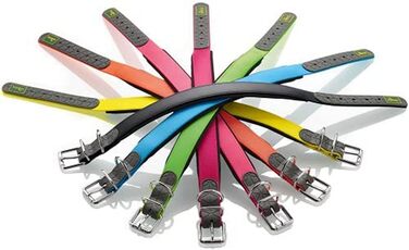 Нашийник для собак HUNTER CONVENIENCE COMFORT, неоновий жовтий, 40 см, з неопрену, для спорту та відпочинку